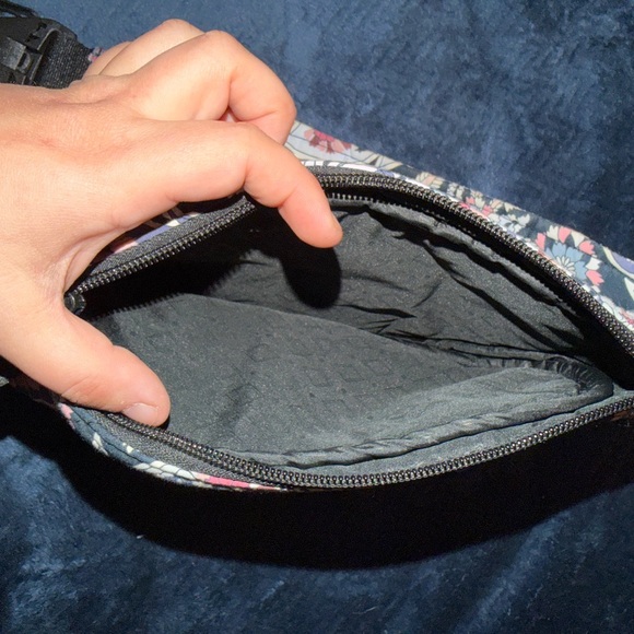 Vera Bradley Paisley Sling Bag in Blue and Pink - Picture 2 of 3